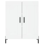 vidaXL Servantă, alb, 69,5x34x90 cm, lemn compozit