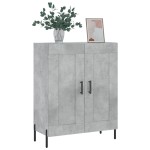 vidaXL Servantă, gri beton, 69,5x34x90 cm, lemn compozit vidaXL Servantă, gri beton, 69,5x34x90 cm, lemn compozit