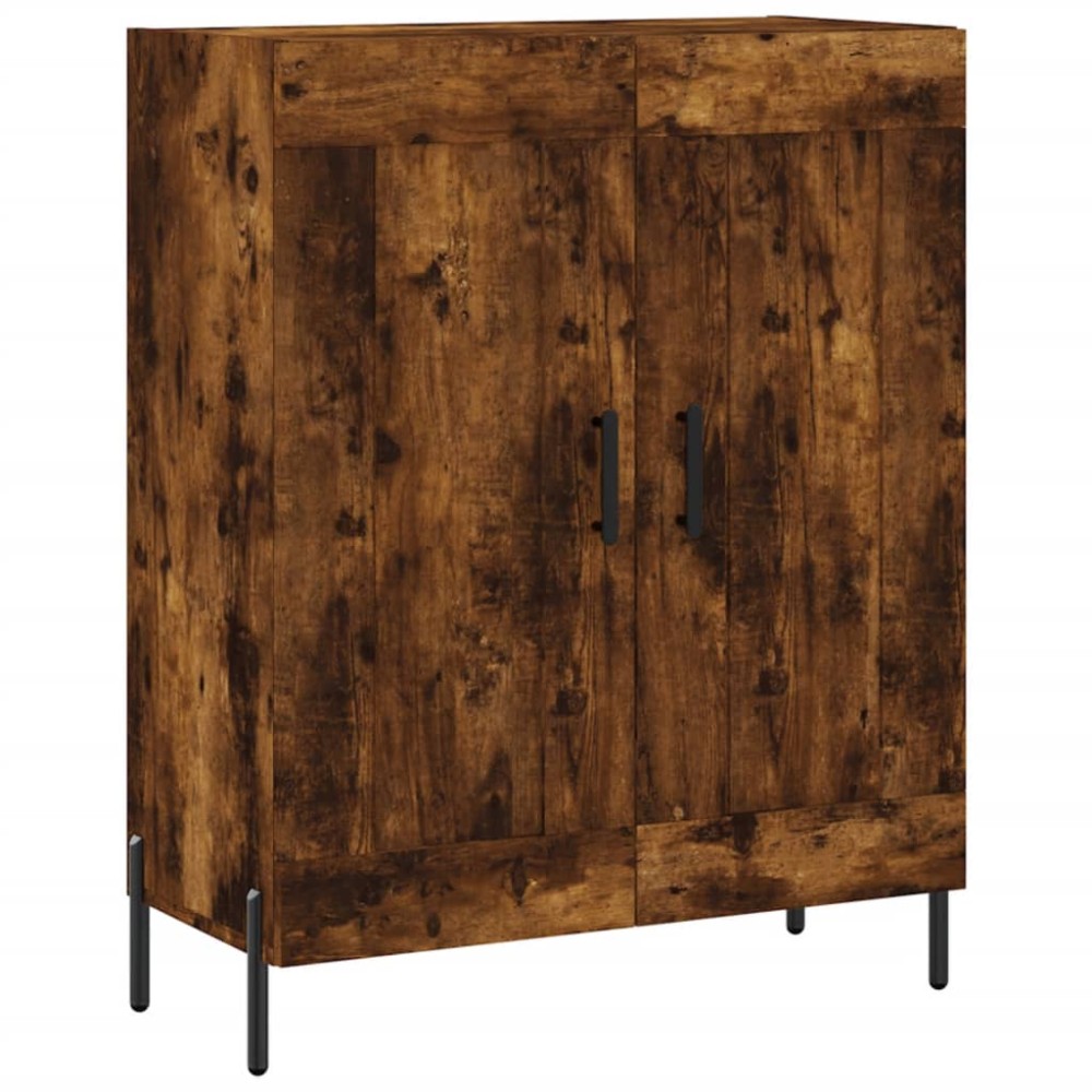 vidaXL Servantă, stejar fumuriu, 69,5x34x90 cm, lemn compozit