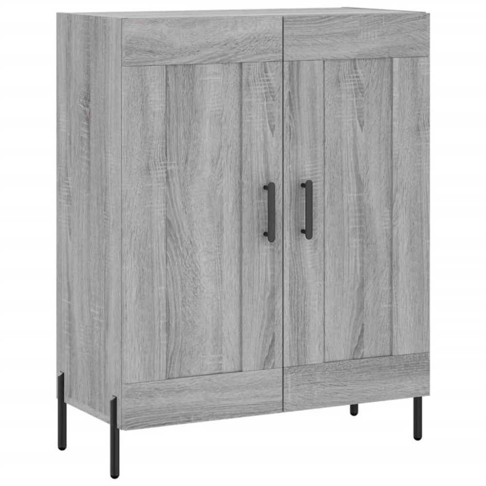 vidaXL Servantă, gri sonoma, 69,5x34x90 cm, lemn compozit