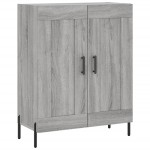 vidaXL Servantă, gri sonoma, 69,5x34x90 cm, lemn compozit vidaXL Servantă, gri sonoma, 69,5x34x90 cm, lemn compozit