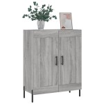 vidaXL Servantă, gri sonoma, 69,5x34x90 cm, lemn compozit vidaXL Servantă, gri sonoma, 69,5x34x90 cm, lemn compozit