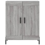 vidaXL Servantă, gri sonoma, 69,5x34x90 cm, lemn compozit vidaXL Servantă, gri sonoma, 69,5x34x90 cm, lemn compozit