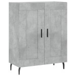 vidaXL Servantă, gri beton, 69,5x34x90 cm, lemn compozit vidaXL Servantă, gri beton, 69,5x34x90 cm, lemn compozit