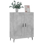 vidaXL Servantă, gri beton, 69,5x34x90 cm, lemn compozit vidaXL Servantă, gri beton, 69,5x34x90 cm, lemn compozit