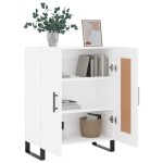 vidaXL Servantă, alb, 69,5x34x90 cm, lemn compozit