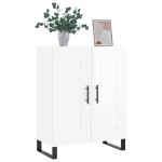 vidaXL Servantă, alb extralucios, 69,5x34x90 cm, lemn compozit vidaXL Servantă, alb extralucios, 69,5x34x90 cm, lemn compozit