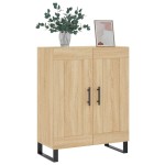 vidaXL Servantă, stejar sonoma, 69,5x34x90 cm, lemn compozit