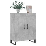 vidaXL Servantă, gri beton, 69,5x34x90 cm, lemn compozit vidaXL Servantă, gri beton, 69,5x34x90 cm, lemn compozit