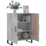 vidaXL Servantă, gri beton, 69,5x34x90 cm, lemn compozit vidaXL Servantă, gri beton, 69,5x34x90 cm, lemn compozit