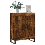 vidaXL Servantă, stejar fumuriu, 69,5x34x90 cm, lemn compozit