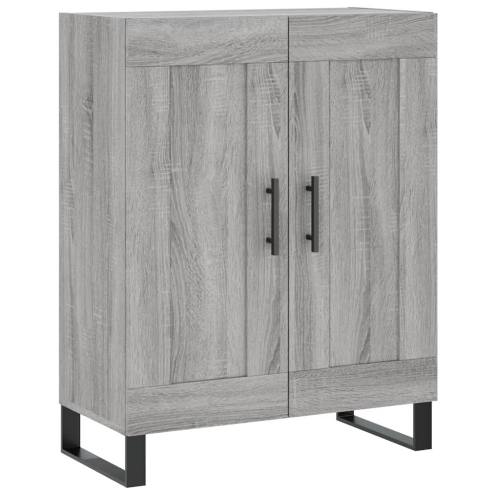vidaXL Servantă, gri sonoma, 69,5x34x90 cm, lemn compozit