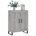 vidaXL Servantă, gri sonoma, 69,5x34x90 cm, lemn compozit vidaXL Servantă, gri sonoma, 69,5x34x90 cm, lemn compozit