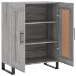 vidaXL Servantă, gri sonoma, 69,5x34x90 cm, lemn compozit vidaXL Servantă, gri sonoma, 69,5x34x90 cm, lemn compozit