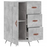 vidaXL Servantă, gri beton, 69,5x34x90 cm, lemn compozit vidaXL Servantă, gri beton, 69,5x34x90 cm, lemn compozit