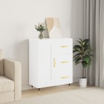 vidaXL Servantă, alb, 69,5x34x90 cm, lemn compozit vidaXL Servantă, alb, 69,5x34x90 cm, lemn compozit