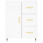 vidaXL Servantă, alb, 69,5x34x90 cm, lemn compozit vidaXL Servantă, alb, 69,5x34x90 cm, lemn compozit