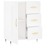 vidaXL Servantă, alb, 69,5x34x90 cm, lemn compozit vidaXL Servantă, alb, 69,5x34x90 cm, lemn compozit