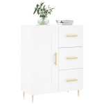 vidaXL Servantă, alb, 69,5x34x90 cm, lemn compozit vidaXL Servantă, alb, 69,5x34x90 cm, lemn compozit