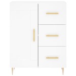 vidaXL Servantă, alb, 69,5x34x90 cm, lemn compozit vidaXL Servantă, alb, 69,5x34x90 cm, lemn compozit