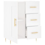 vidaXL Servantă, alb, 69,5x34x90 cm, lemn compozit vidaXL Servantă, alb, 69,5x34x90 cm, lemn compozit