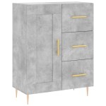 vidaXL Servantă, gri beton, 69,5x34x90 cm, lemn compozit vidaXL Servantă, gri beton, 69,5x34x90 cm, lemn compozit