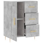 vidaXL Servantă, gri beton, 69,5x34x90 cm, lemn compozit vidaXL Servantă, gri beton, 69,5x34x90 cm, lemn compozit
