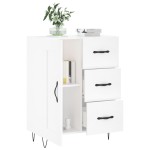 vidaXL Servantă, alb, 69,5x34x90 cm, lemn compozit