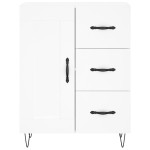vidaXL Servantă, alb, 69,5x34x90 cm, lemn compozit