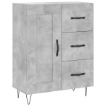 vidaXL Servantă, gri beton, 69,5x34x90 cm, lemn compozit vidaXL Servantă, gri beton, 69,5x34x90 cm, lemn compozit