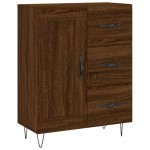 vidaXL Servantă, stejar maro, 69,5x34x90 cm, lemn prelucrat