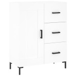 vidaXL Servantă, alb, 69,5x34x90 cm, lemn compozit vidaXL Servantă, alb, 69,5x34x90 cm, lemn compozit