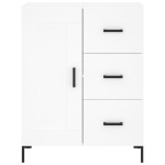 vidaXL Servantă, alb, 69,5x34x90 cm, lemn compozit vidaXL Servantă, alb, 69,5x34x90 cm, lemn compozit