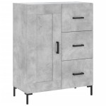 vidaXL Servantă, gri beton, 69,5x34x90 cm, lemn compozit vidaXL Servantă, gri beton, 69,5x34x90 cm, lemn compozit