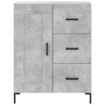 vidaXL Servantă, gri beton, 69,5x34x90 cm, lemn compozit vidaXL Servantă, gri beton, 69,5x34x90 cm, lemn compozit