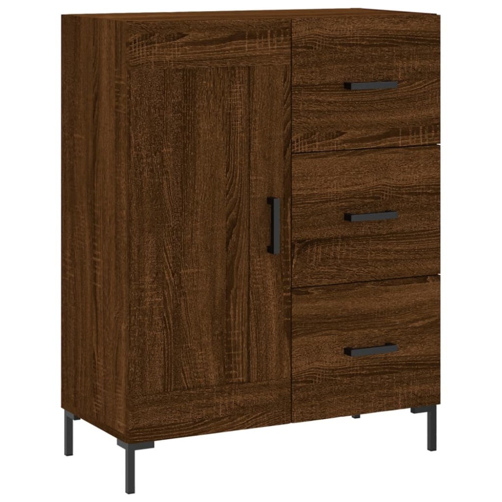 vidaXL Servantă, stejar maro, 69,5x34x90 cm, lemn prelucrat
