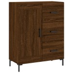 vidaXL Servantă, stejar maro, 69,5x34x90 cm, lemn prelucrat