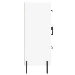 vidaXL Servantă, alb, 69,5x34x90 cm, lemn compozit vidaXL Servantă, alb, 69,5x34x90 cm, lemn compozit