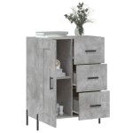 vidaXL Servantă, gri beton, 69,5x34x90 cm, lemn compozit vidaXL Servantă, gri beton, 69,5x34x90 cm, lemn compozit