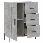 vidaXL Servantă, gri beton, 69,5x34x90 cm, lemn compozit vidaXL Servantă, gri beton, 69,5x34x90 cm, lemn compozit