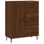 vidaXL Servantă, stejar maro, 69,5x34x90 cm, lemn prelucrat