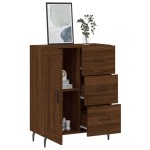 vidaXL Servantă, stejar maro, 69,5x34x90 cm, lemn prelucrat