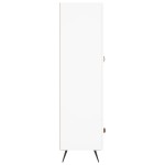 vidaXL Dulap înalt, alb, 69,5x31x115 cm, lemn prelucrat vidaXL Dulap înalt, alb, 69,5x31x115 cm, lemn prelucrat