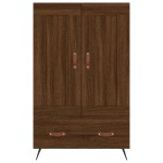 vidaXL Dulap înalt, stejar maro, 69,5x31x115 cm, lemn prelucrat