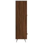 vidaXL Dulap înalt, stejar maro, 69,5x31x115 cm, lemn prelucrat