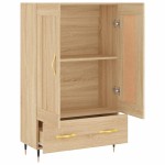 vidaXL Dulap înalt, stejar Sonoma, 69,5x31x115 cm, lemn prelucrat
