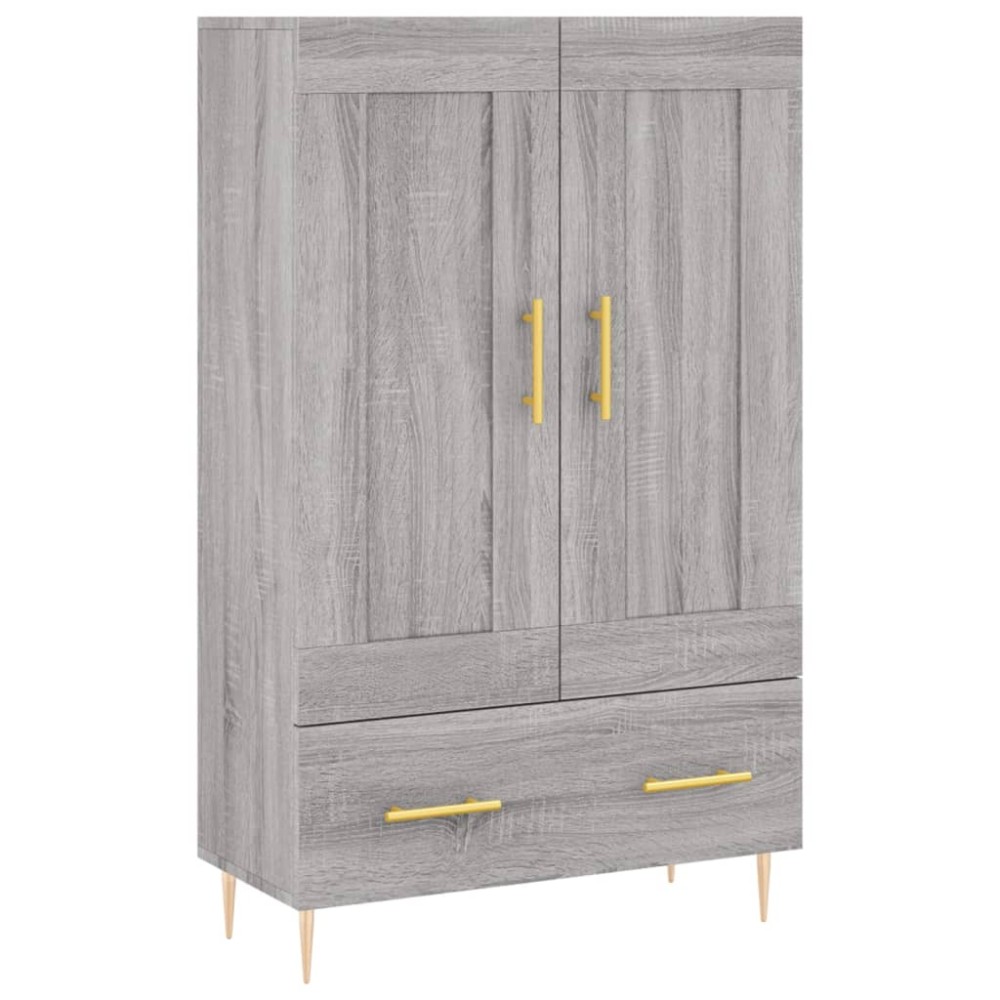 vidaXL Dulap gri Sonoma 69,5x31x115 cm, lemn prelucrat