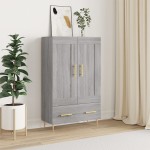 vidaXL Dulap gri Sonoma 69,5x31x115 cm, lemn prelucrat
