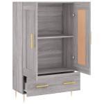 vidaXL Dulap gri Sonoma 69,5x31x115 cm, lemn prelucrat