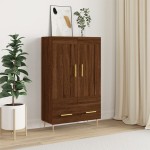 vidaXL Dulap înalt, stejar maro, 69,5x31x115 cm, lemn prelucrat vidaXL Dulap înalt, stejar maro, 69,5x31x115 cm, lemn prelucrat